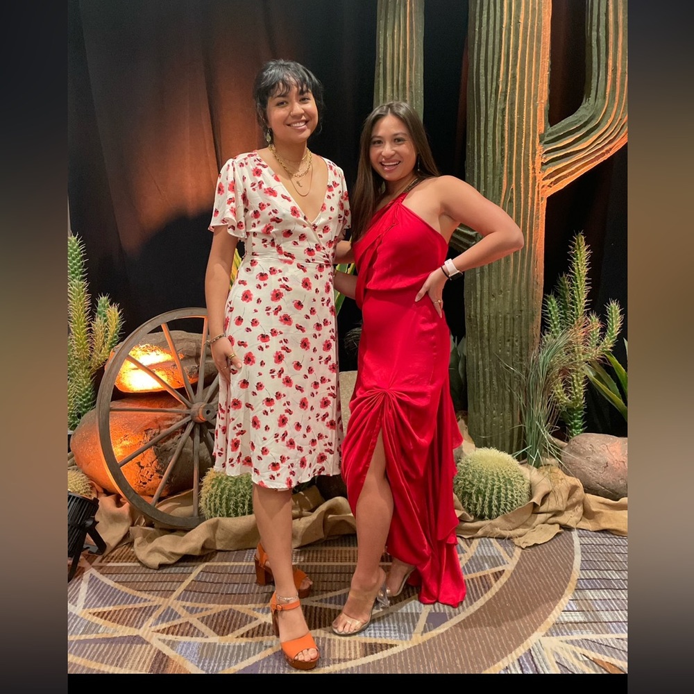 BCBG Red Maxi Formal Dress